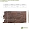 Ekena Millwork 49"W x 25 1/2"H x 1 1/4"D Acadia Ledge Stacked Stone StoneWall Faux Stone Siding Panel Canyon Brown PNU24X48ALCB - alternate 4